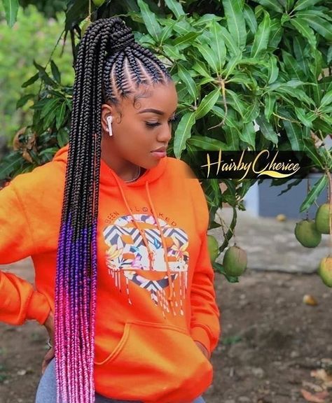 Ponytail Hairstyles For Black Women, Feed In Braids Ponytail, Cornrow Ponytail, Braided Hairstyles For Kids, Hairstyles For Kids Black, Feed In Braids Hairstyles, African Hair Braiding Styles, Braided Cornrow Hairstyles, Hairstyles Braided