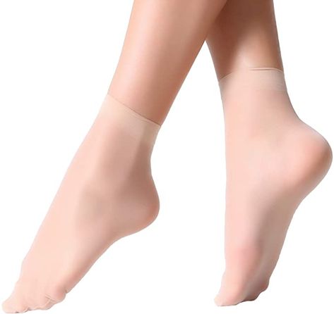 Nude Socks, Socks Ankle, Nylon Socks, Nylon Leggings, Foot Socks, Ankle Socks Women, Women Crew Socks, Nylons Heels, Socks And Heels