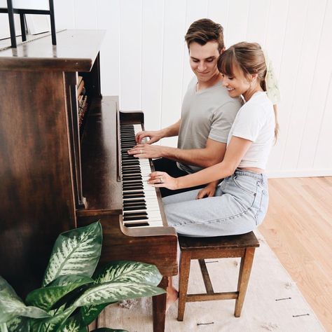 uh oh..i think i have a crush on my piano teacher 🤫🔥💕 Marcus Johns, Kristin Johns, Piano Teacher, A Crush, I Have A Crush, Cute Relationship Goals, Having A Crush, Hopeless Romantic, Couples Photoshoot