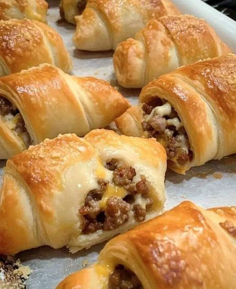 Grandma's Cooking Recipes | Sausage Cream Cheese Crescents  | Facebook Sausage Cream Cheese Crescents, Sausage Cream Cheese, Recipes Sausage, Ground Sausage, Crescent Roll Dough, Crescent Roll, How To Cook Sausage, Crescent Rolls, Italian Sausage