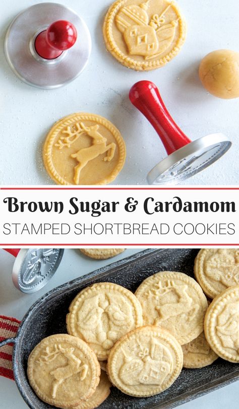 Nordic Cookie Stamps, Vegan Stamped Cookies, Best Cookies For Cookie Stamps, Stamped Cookie Dough Recipe, Cookie Stamp Cookies Recipe, Cookie Stamp Recipes Christmas, Sugar Cookie Recipe For Stamping, Stamp Cookie Recipe, Embossed Shortbread Cookies