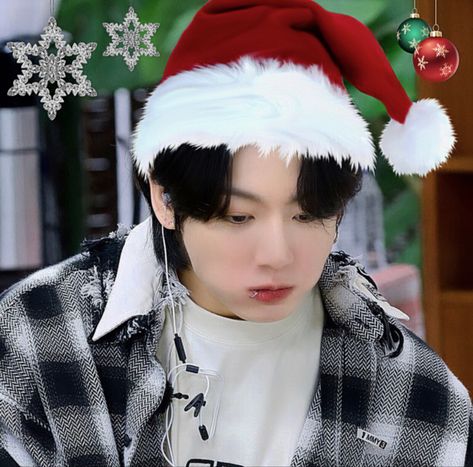 Jungkook Christmas Icon, Bts Christmas Icons, Jungkook Coelho, Jungkook Christmas Wallpaper, Christmas Jungkook, Jungkook Christmas, Christmas Header, Christmas Bts, Bts Christmas