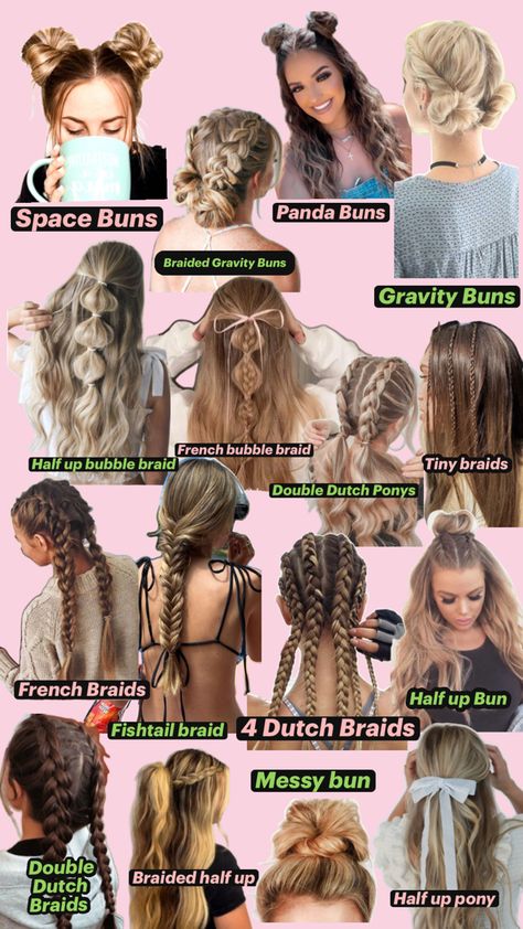 Money In Hand, Cool Hair Designs, Preppy Hairstyles, Bubble Braid, Hairstyle Examples, Cute Hairstyles For School, Easy Hairstyles For Thick Hair, Braided Hair Tutorial, Hair Inspiration Long