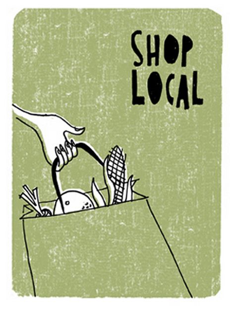 Support Local Business, Budget Holidays, Buy Local, Green Life, Shop Local, Food Illustrations, Sustainable Living, Small Shop, Pacific Northwest