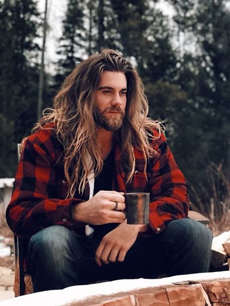 7-18-18 Hump Day Hunk - The Flannel Edition with Brock O'Hurn. Brock Ohurn, Popular Hairstyles For Men, Man With Long Hair, Long Haired Men, Popular Mens Hairstyles, Guy Haircuts Long, Men's Long Hairstyles, Francisco Lachowski, Mens Haircuts Short