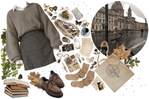 Paleontology Outfit, Academia Outfits, Outfit Shoplook, The Chic, School Outfits, Fashion Inspiration, Outfit Ideas, Style Inspiration, Polyvore