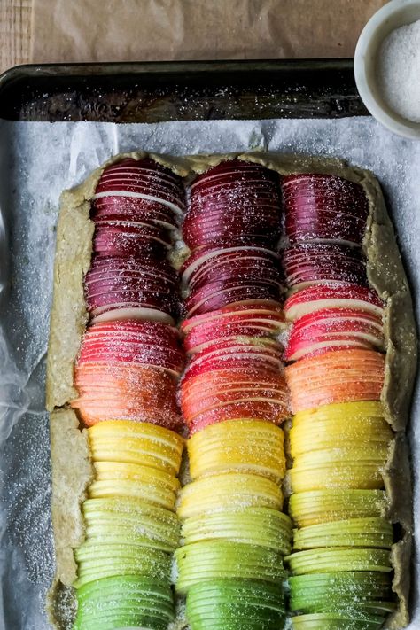 Almond Frangipane, Apple Galette, Rainbow Food, Almond Recipes, Buckwheat, Beautiful Food, Cute Food, The Dream, Hot Dog Buns