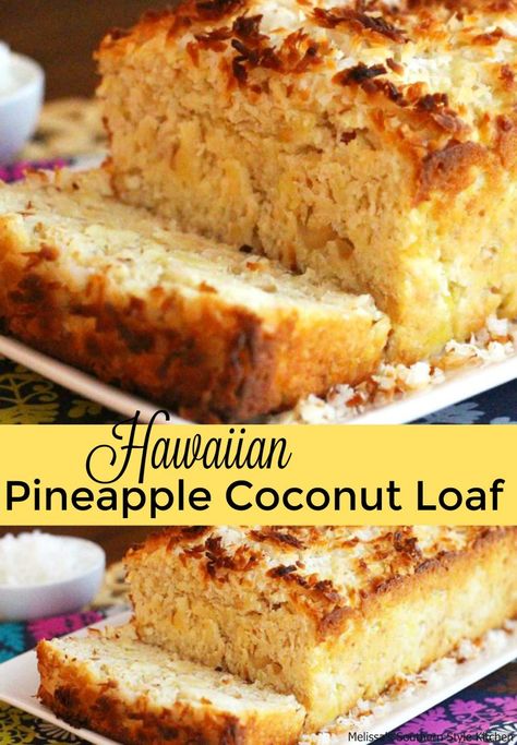 Pineapple Coconut Loaf Cake, Pineapple Coconut Loaf, Pineapple Coconut Bread, Coconut Loaf Cake, Desserts Bread, Coconut Loaf, Fruit Breads, Pane Dolce, Coconut Bread