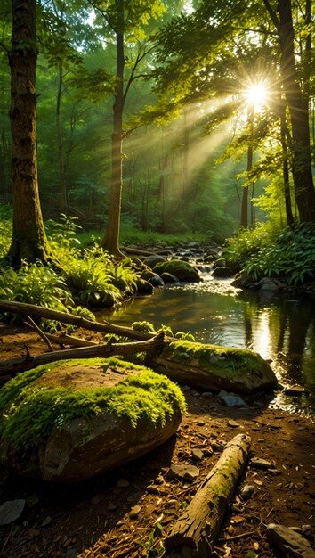 Beautiful Environment Nature, Landscape Photography Nature Forests, Woodland Pictures, Lake In A Forest, Environment Pictures, Trees In Forest, River Aesthetic, Forest Environment, Dream Forest