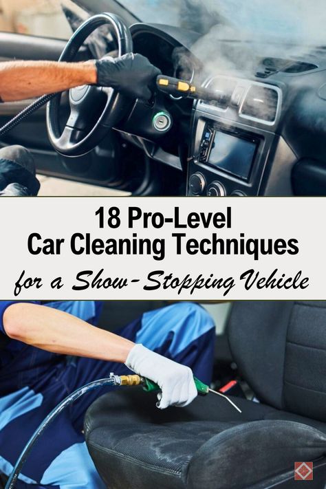 🧽 Elevate your car’s look with these 18 expert detailing tips that will make your vehicle shine like never before. From deep-cleaning the interior to achieving a flawless wax finish, these pro techniques will ensure your car always looks its best. Great for car enthusiasts and anyone who loves a clean, polished ride! #CarCleaning #DetailingTips #CarCare Deep Clean Car Checklist, Best Car Detailing Products, Diy Car Repair, How To Detail A Car, Diy Detailing Your Car Interior, Best Car Cleaning Products, Cleaning Car Interior Hacks, How To Clean A Car, Car Detailing Tricks Interiors