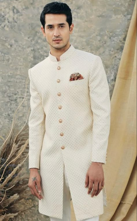 Latest Sherwani Designs For Groom, Engagement Dress For Groom, Marriage Clothes, Indian Wedding Suits Men, Indian Groom Dress, Jodhpuri Suits For Men, Indian Wedding Clothes For Men, Best Man's Outfit, Mens Indian Wear