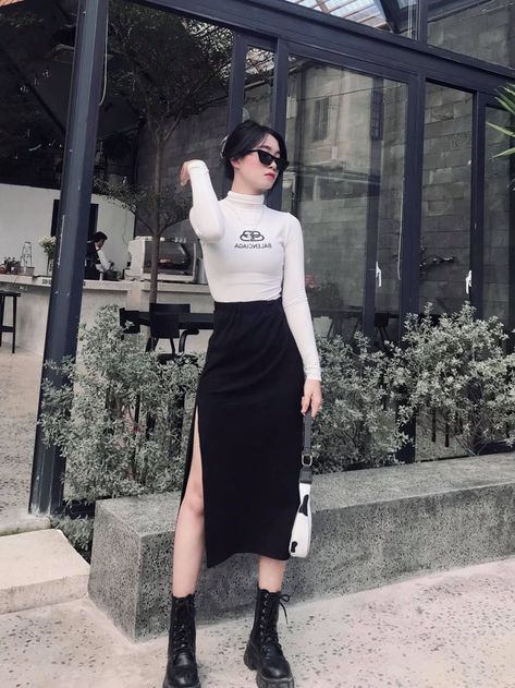 Shibu Kawaii Style, Esthetics Outfit, Acubi Dress, Rok Outfit, Looks Pinterest, 가을 패션, Edgy Outfits, Korean Outfits, Teen Fashion Outfits