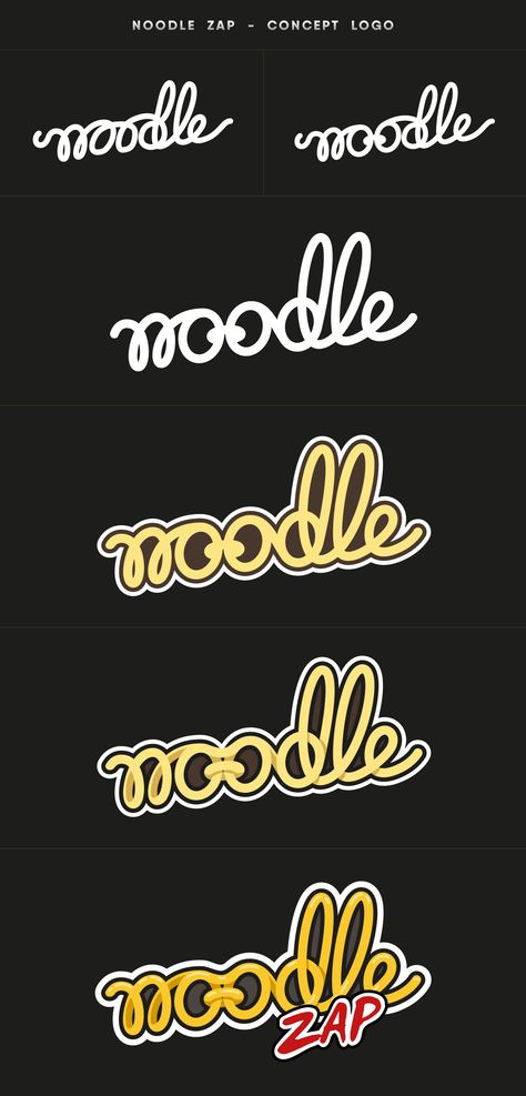 Noodle Zap - Logo concept Noodle Typography, Noodle Logo Design, Noodle Branding, Noodles Logo, Noodle Logo, Noodle Design, Noodle Shop, Japanese Restaurant Design, Happy Logo