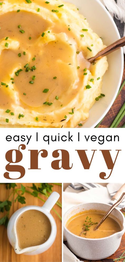 Homemade Vegetarian Gravy, Veggie Gravy Recipe, Plant Based Gravy, Easy Vegan Gravy Recipe, Best Vegan Gravy, Vegan Gluten Free Gravy, Mashed Potatoes Recipe Vegan, Easy Vegetarian Gravy, Vegan Mashed Potatoes And Gravy