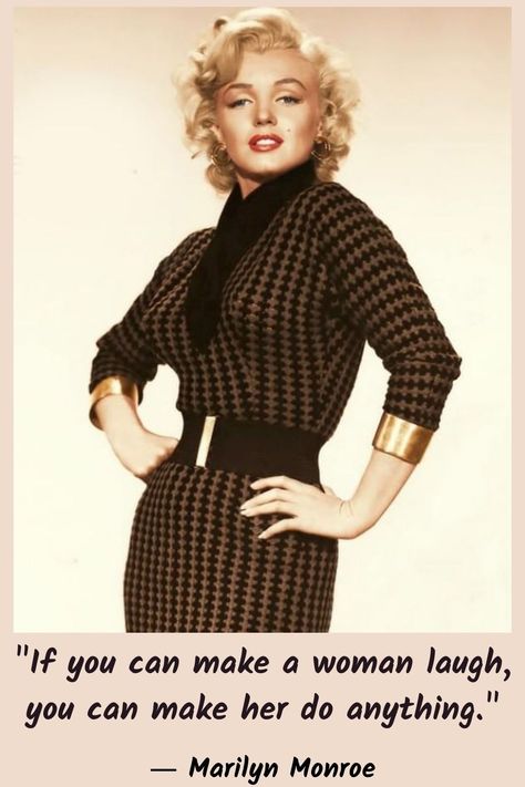 Marilyn Monroe: "If you can make a woman laugh, you can make her do anything." Marilyn Monroe Outfits, Klasik Hollywood, Marilyn Monroe Fashion, Gentlemen Prefer Blondes, Joe Dimaggio, Marilyn Monroe Photos, Norma Jean, Norma Jeane, Blonde Bombshell