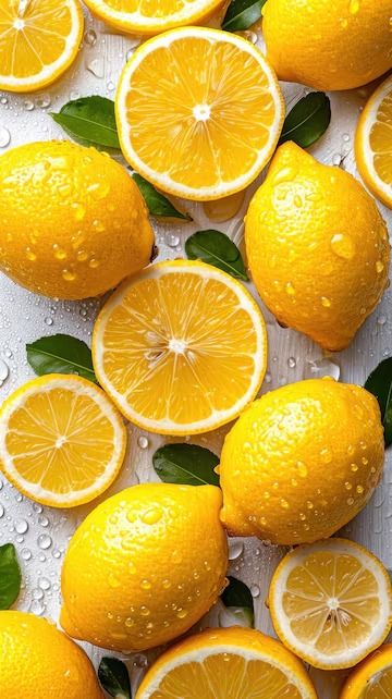 Premium Photo | Citrus fruits Lemons On White Backdrop With Water Drops Vegetable Wallpaper, Tropical Fruit Photography, Lemon Images, Lemon Pictures, Lemon Background, Yellow Fruits, Vegetable Drawing, Fruit Aesthetic, Fruits Photos