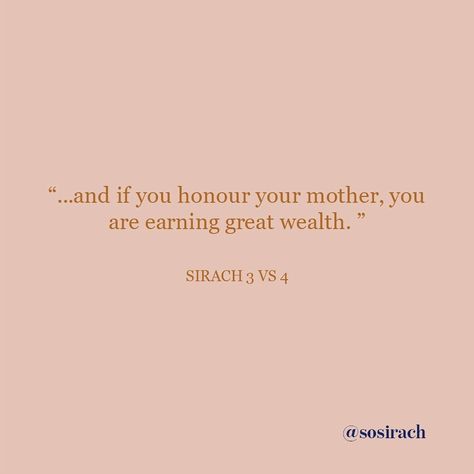 Sirach on Instagram: “HAPPY MOTHERS’ DAY 👩‍👧‍👦 ✨ ✨ ✨ #mothersday #honouryourmother #catholicandproud #christian #sirach #wealth” Christian Mothers Day Quotes, Mothersday Quotes, Quotes Bible, Bible Quote, Day Quotes, Mothers Day Quotes, Mother Quotes, Drawing Lessons, Happy Mothers Day