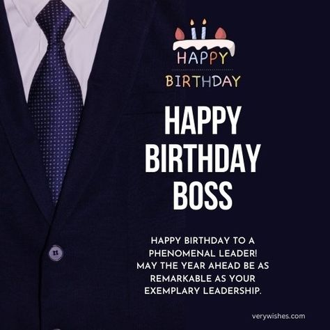 677+ Happy Birthday Wishes to Boss - Professional & Fun - Very Wishes Happy Birth Day Wishes For Boss, Happy Birthday Wishes For Boss Man, Happy Birthday To Boss, Boss Birthday Wishes, Happy Birthday Boss Man, Birthday Greetings For Boss, Birthday Message For Boss, Boss Birthday Quotes, Message For Boss