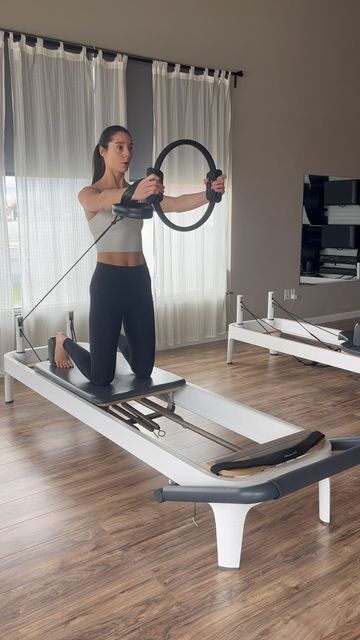 Alex Langdon on Instagram: "Arm and core series on the reformer, 1 blue (medium) spring #pilates #pilatesreformer #pilatesbody #pilateslovers #reformer #pilatesinstructor #pilatesinspiration #pilatesfit #fit #fitness #fitnessmotivation #vuoriclothing #vuori #health #healthy #healthylifestyle #fyp #foryou #foryoupage #foryouofficial #balancedbodyreformer #allegro2reformer #balancedbodyallegro #balancedbody #abs #absworkout #pilatesabs #core #coreworkout #pilatescore" Allegro 2 Reformer, Pilates Body, Pilates Instructor, Light Spring, Pilates Reformer, Yellow Light, Health Healthy, Core Workout, Light Yellow