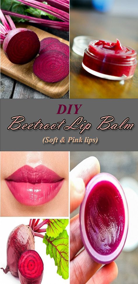 Homemade Beetroot lip Balm | How to Make Beetroot Lip Balm at Home Lip Scrub To Make Lips Pink, Homemade Lip Balm Recipe How To Make, Best Lip Balm For Pink Lips, How To Make Pink Lips Scrub, Diy Lip Mask For Pink Lips, Homemade Beetroot Lip Balm, Lip Care At Home, How To Make Natural Lip Balm, How To Make Beetroot Lip Balm