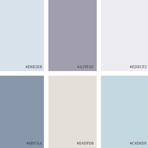 Colour Palette Inspiration for your next project Dusty Blue Palette, Colour Palette Inspiration, Neutral Blue, Blue Color Palette, Roblox Code, Blue Palette, Pastel Colour Palette, Palette Inspiration, Blue Colour Palette