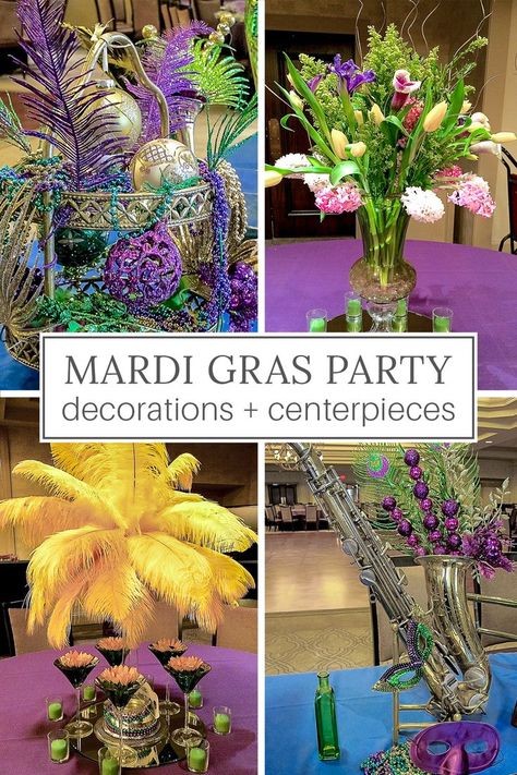 Sophisticated Mardi Gras Party, Mardi Grad Party Decorations, Mardi Gras New Years Eve Party, Diy Mardi Gras Ornaments, Marci Gras Table Decorations, Mardi Gras Ball Decorations Table Settings, Mardi Gras Gala Decorations, Cheap Mardi Gras Decorations Diy, Mardi Gras Party Centerpieces