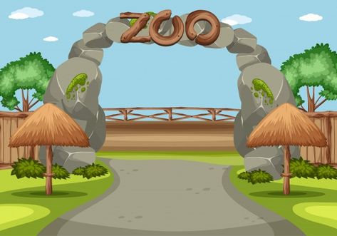 Zoo Background Cartoon, Zoo Background Aesthetic, Zoo Background, Zoo Wallpaper, Zoo Sign, Zoo Cartoon, Zoo Clipart, Seahorse Cartoon, Zoo Illustration