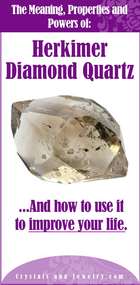 Herkimer Diamond Quartz Meaning Diamond Meaning, Quartz Meaning, Herkimer Diamond Jewelry, Gem Mining, Gemstone Meanings, Crystal Therapy, Healing Crystal Jewelry, April Birthstone, Diamond Quartz