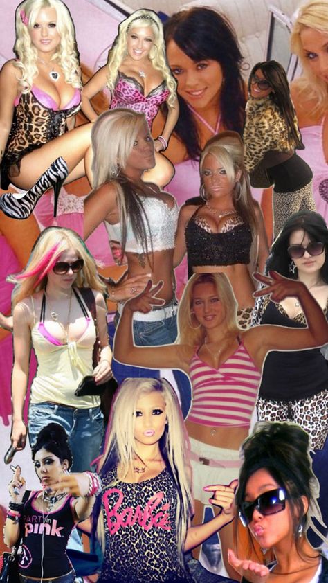 #trashy #2000s #00s #y2k Y2k Moodboard, Pink Playboy, Trashy 2000s, Mood Aesthetic, 2000s Pink, Fashion Girly, Mcbling Y2k, Aesthetic Fashion, Collage