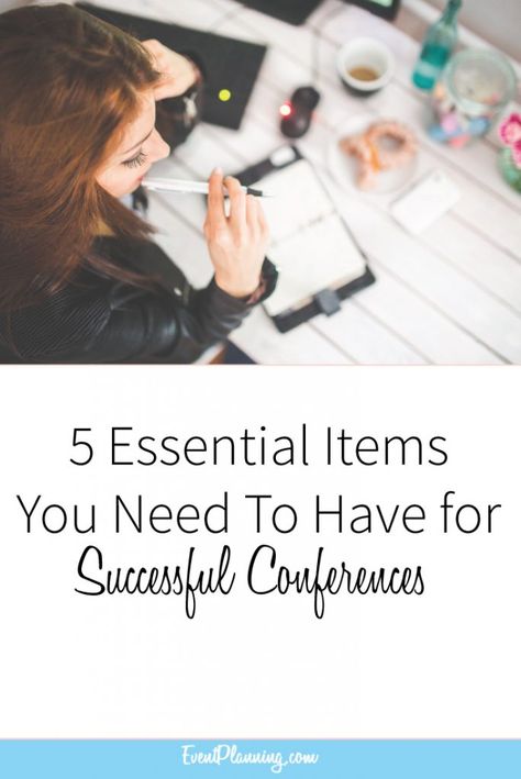 5 Essential Items You Need to Have for Successful Conferences / Event Planning Tips / Event Planning Courses / Corporate Event Planning / Event Planning Career Event Planning Brochure, Conference Planning, Event Planning Branding, Event Planning Career, Event Planning Quotes, Planning Quotes, Conference Venue, Corporate Event Planning, Event Planning Tips