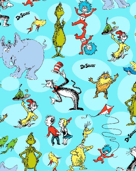 Dr Suess Wallpaper, Dr Seuss Wallpaper, Wallpaper Heaven, Dr Seuss Art, The Good Dr, Dr Seuss Classroom, Seuss Classroom, Horton Hears A Who, Red Fish Blue Fish