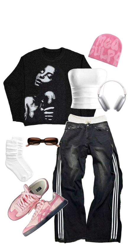 tiktok style, fashion outfit, fashion ideas, 2000s, y2k, 90s, ahs style, ahs Y2k 90s Outfits, 2000s Fashion Street Style, Winter Ahs Outfit, Outfit Ideas Aesthetic 90s, Ahs Winter Outfits, Y2k Outfit Board, 2000s Streetwear Fashion, Ahs Style Outfits Winter, Ahs Fall Outfits