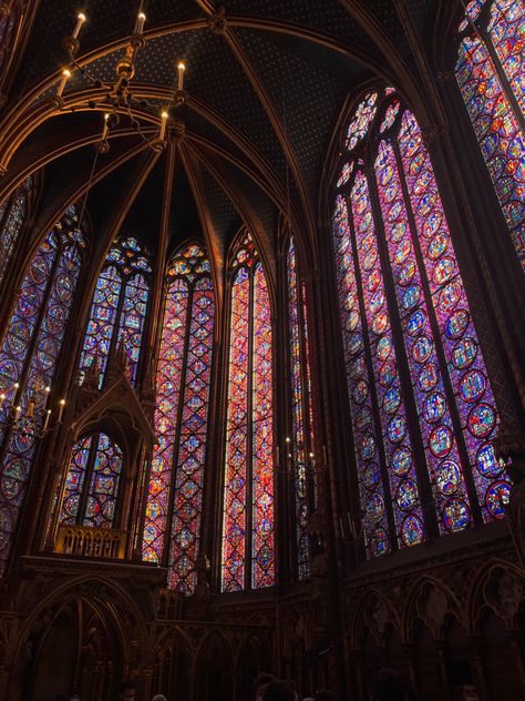 Giant Stained Glass Window, Inside A Cathedral, Cathedrals Aesthetic, Gaudy Aesthetic, The Arcana Aesthetic, Gothic Cathedral Aesthetic, Catholic Core Aesthetic, Gothic Church Interior, Dark Catholic Aesthetic