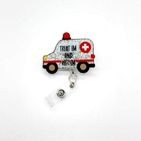 PRICES MAY VARY. Versatile Badge Holder: Securely displays your ID, badge, or name tag with a retractable reel for easy access and convenience. Durable Construction: Made from high-quality materials for long-lasting use, resisting wear and tear. Cute Ambulance Badge Reel Holder Retractable with ID Clip for Nurse Nursing Name Tag Card Medical Assistant Funny Accessories with Alligator Clip for Hospital Student Work Office Comfortable to Wear: Lightweight and ergonomic design ensures comfortable w School Supply Labels, Medical Assistant, Funny Accessories, Badge Holder, Work Office, Ambulance, Student Work, Name Tag, Name Tags