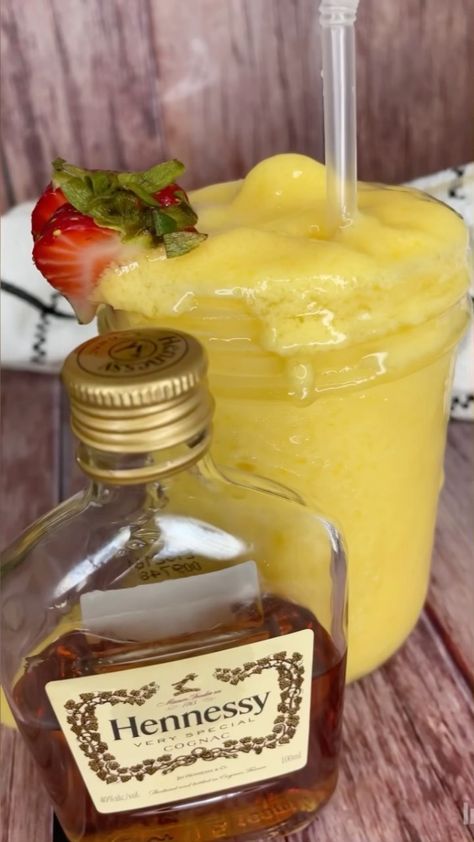 nellyskreations on Instagram: One of my favorites 🤤Mango Henny Colada ❤️ 2 cups frozen mango chunks 1 cup pineapple juice 1/2 cup pineapples, (optional) 1/4- 1/2 cup… Henny Colada, Frozen Mango, Mango Chunks, Pineapple Juice, 2 Cups, My Favorites, 1 Cup, Pineapple, Juice