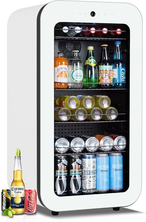 Amazon.com: Kalamera Mini Beverage Refrigerator Freestanding- 74 Cans Capacity Beverage Cooler- for Soda, Water, Beer or Wine - For Kitchen or Bar with Whit Interior Light : Appliances Drinks Mini Fridge, Beverage Mini Fridge, Cute Mini Fridge For Food, Small Beverage Cooler, Pepsi Mini Fridge, Beverage Refrigerator, Beverage Cooler, Refrigerator, Free Standing