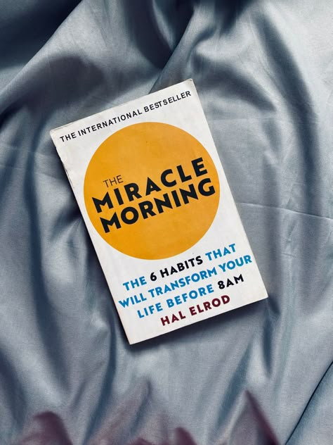 #miracle #morning #habits #books Miracle Morning Hal Elrod, The Miracle Morning Book, Miracle Morning Book, English Novels Books, Morning Miracle, The Miracle Morning, Hal Elrod, Novel Books, English Novels