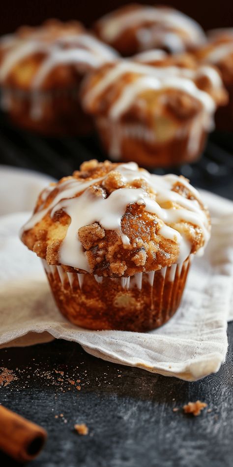 Cinnamon Roll Muffins [45 Minutes] - Chasety White Chocolate Cinnamon Banana Muffins, Carmel Muffins Recipe, Cinnamon Bun Muffins, Cinnamon Donut Muffins, Breakfast Treats For Work, Sour Cream Muffin Recipes, Cinnamon Roll Muffins Easy, Pumpkin Cinnamon Roll Muffins, Easy Mini Muffin Recipes