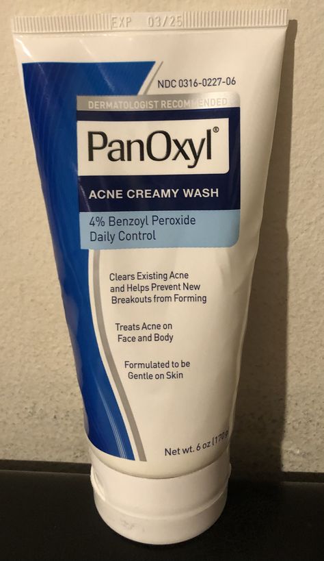 Panoxyl Acne Foaming Wash, Benzoyl Peroxide, Clearer Skin, Skin Essentials, Dermatologist Recommended, How To Treat Acne, Facial Cleansing, Clear Skin, Best Seller