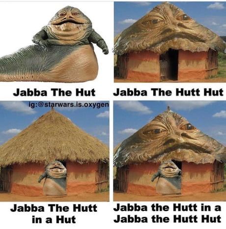 Star Wars Trivia, Jabba The Hut, Star Wars Meme, Funny Star Wars Memes, Star Wars Character, Star Wars Quotes, Jabba The Hutt, Star Wars Jokes, Star Wars Facts