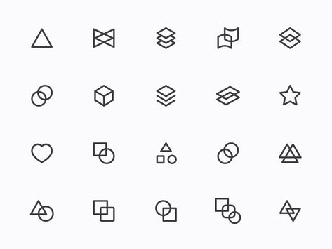 Myicons — Geometric, Abstract line icons by Myicons✨ Geometric Icons Design, Geometric Icon Design, Geometric Iconography, Abstract Iconography, Geometric Icons, Digital Logo Design, Abstract Icons, Healthcare Illustration, Graphic Icons