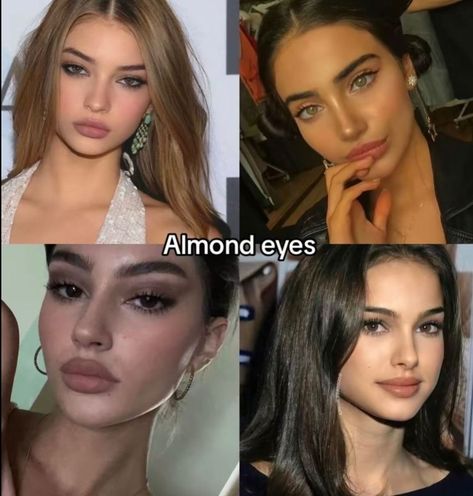 Eyes Type, Model Beauty Secrets, Almond Eye Makeup, Beautiful Eyes Color, Almond Eyes, Ethereal Makeup, Beauty Standards, Beauty Skin Care Routine, Pretty Makeup