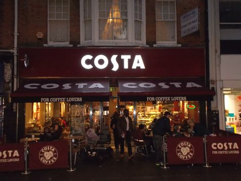 Costa Coffee - Wikipedia Revision Board, Costa Cafe, Cafe Milano, Straight Haircut, Cafe Scene, Eco Lodges, Costa Coffee, Teacher Discounts, Attic Renovation