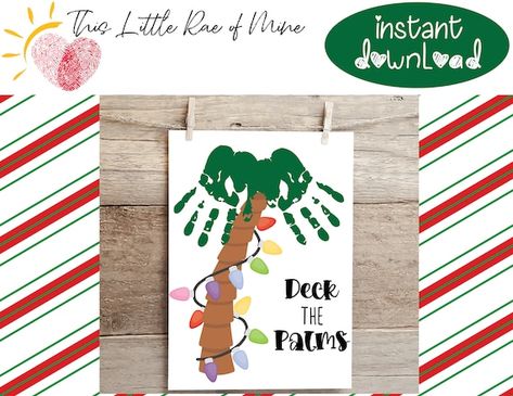 Deck the Palms Palm Tree Christmas in July Printable - Etsy Deck The Palms Christmas, Christmas In July Art For Toddlers, Christmas In July Classroom Ideas, Christmas In July Toddler Crafts, Christmas In July Preschool Crafts, Christmas In July Kids Activities, Christmas In July Games For Kids, Christmas In July Crafts For Toddlers, Christmas In July Preschool Activities