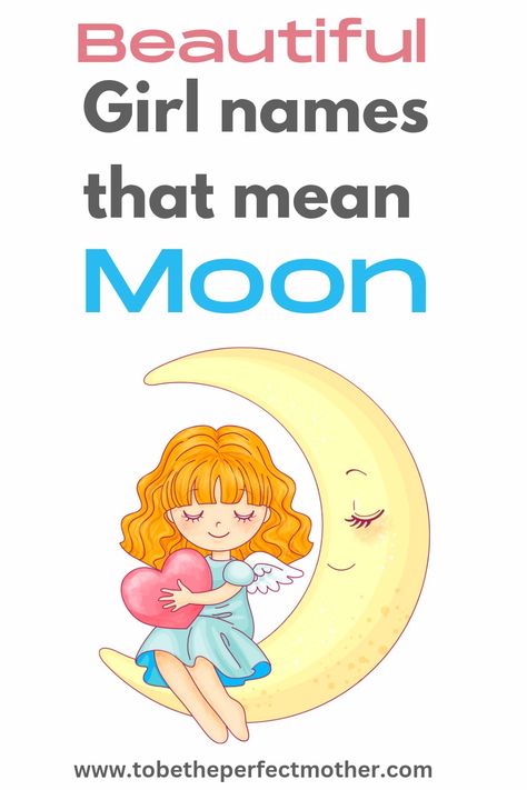 Beautiful girl names that mean moon Astronomy Names Girl, Moon Names Girl, Celestial Girl Names, Names Meaning Moon, Celestial Names, S Girl Names, Names That Mean Moon, Japanese Female Names, Strong Girl Names