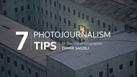 7 Photojournalism Tips by Reuters Photographer Damir Sagolj. What are the key tips to shooting great news photography? This video by award-winning Reuters photographer Damir Sagolj, compiled by the Thomson Reuters Foundation, share his seven ideas on how to shoot news photos that engage audiences and tell a great story. Creative director: Claudine Boeglin Producer: Amelia Wong Designer: Ye Li More on: trust.org 2012 © Thomson Reuters Foundation Photography Lessons, Teaching Photography, Story Creative, News Photography, Career Exploration, Lightroom Tutorial, Photography Classes, Modern Photography, Learning Photography