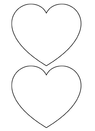 Free Printable Heart Templates – Large, Medium & Small Stencils to Cut Out - What Mommy Does Heart Patterns Printable, Heart Shapes Template, Printable Heart Template, Perfect Heart, Heart Stencil, 2 Hearts, Heart Printable, Shape Templates, Printable Valentine