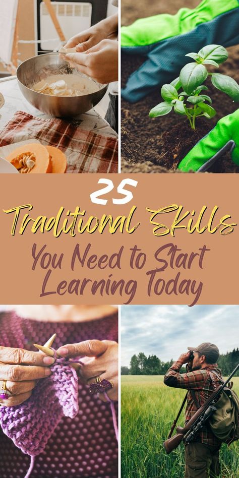 25 Traditional Skills You Need to Start Learning Homestead Equipment, Cottagecore Life, Happy Homemaking, Living Simply, Homesteading Skills, Gadgets Technology, Survival Gardening, World Of Wonder, High Tech Gadgets