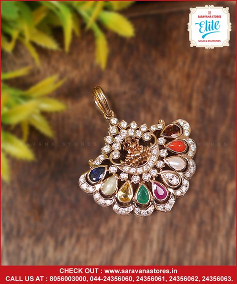 Navaratna Locket For Women, Diamond Lockets Indian Pendants, Fashion Jewelry Necklaces Gold, Unique Wedding Jewelry, Antique Necklaces Design, Black Beads Mangalsutra Design, Diamond Pendants Designs, Gold Earrings Wedding, Beautiful Gold Necklaces