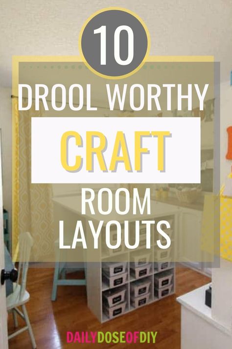 Craft Sewing Room Ideas Work Spaces, Feminine Craft Room, Craft Room And Home Office Combo, Craft Room Work Stations, Modern Craft Room Ideas, Craft Workspace Ideas, Diy Craft Room Table On A Budget, Sewing Craft Room Organization, 12x12 Craft Room Layout